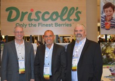 Jay Johnson, Albert Quintero and Mark Kirsch with Driscoll’s.